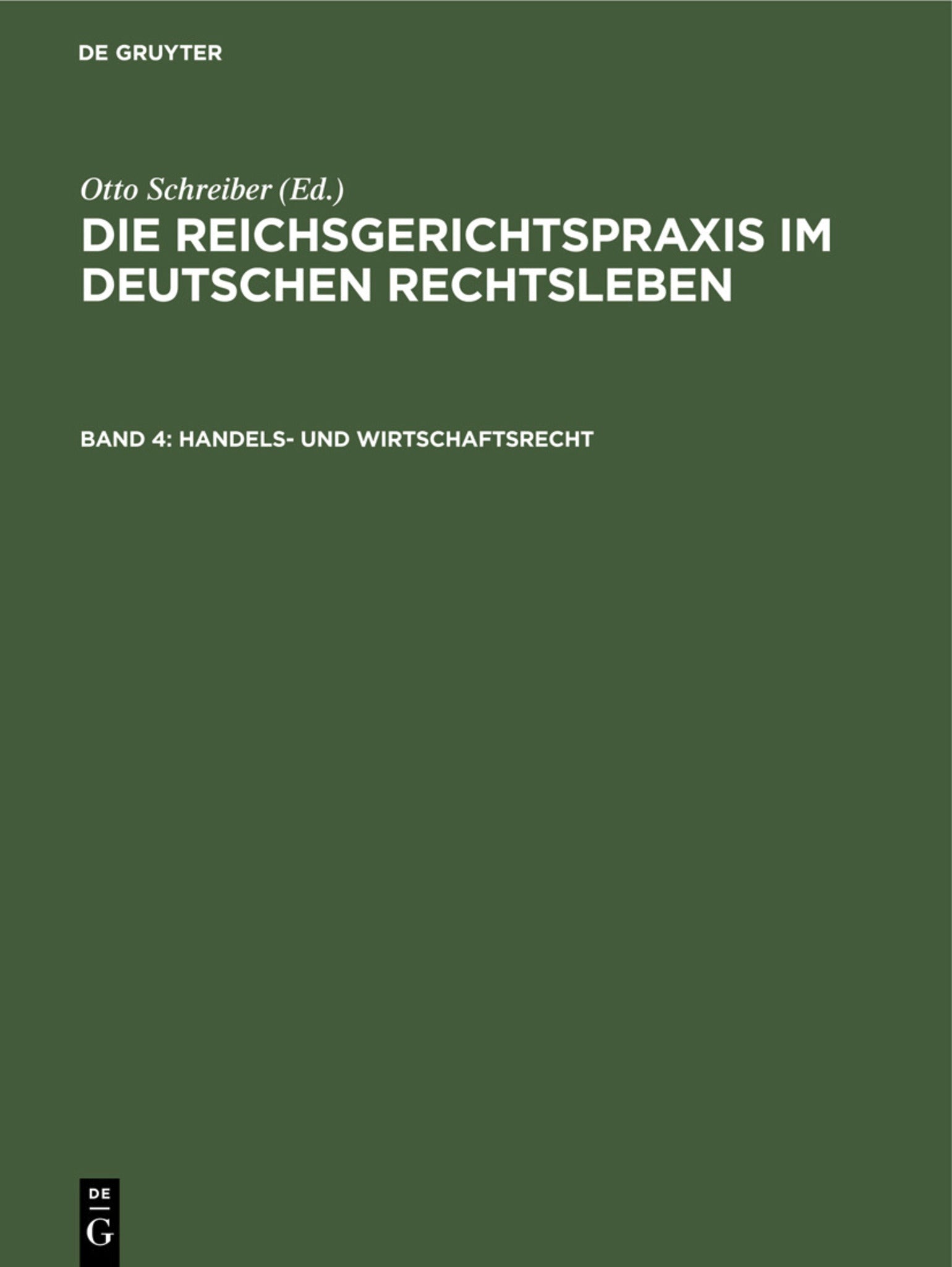 Handels- und Wirtschaftsrecht